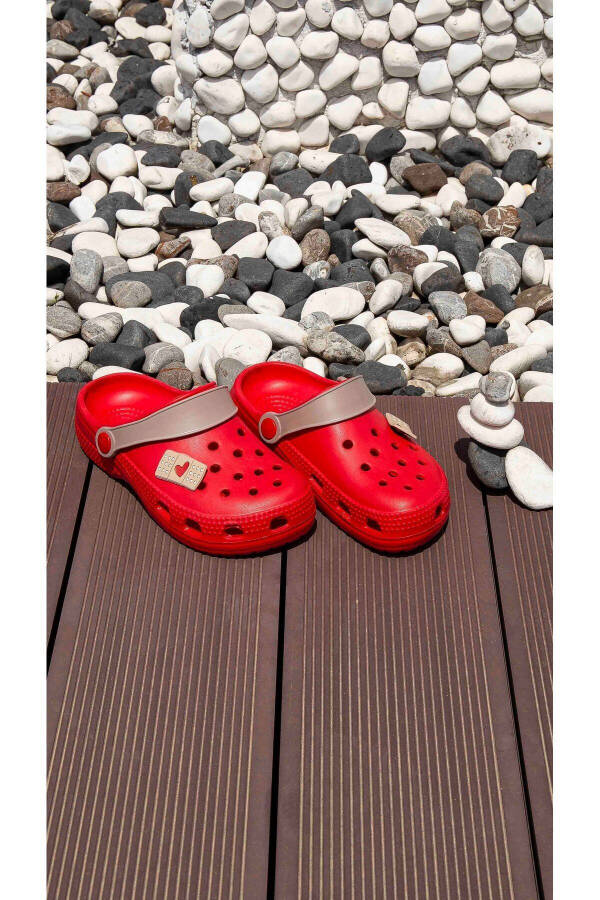 Children's Summer Red Accessory Sandals - 3