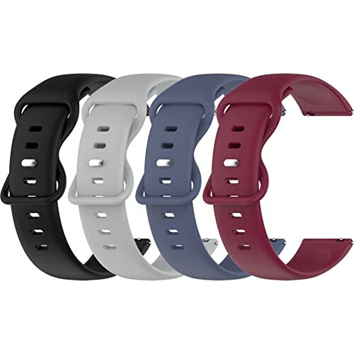 Chofit ‎Hendari P66 Smart Watch Bands bilan mos keladi, Yumshoq silikon bilaguzuk Sozlanadigan tez chiqarish almashtirish soat kamarining Hendari P66 Smartwatch aksessuarlari uchun - 1