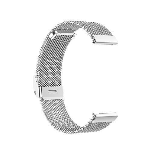 Chofit Metal Mesh Stainless Steel Band Compatible with Amzhero IDW13/IDW16/IDW19/Runfit-2 Watch Bands for Women&Men Wristbands Bracelet Strap Loop Replacement Bands - 6