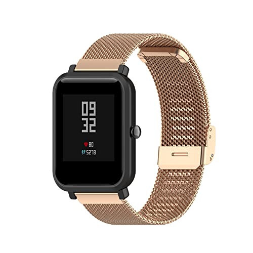 Chofit Metal Mesh Stainless Steel Loop Compatible with SOUYIE P99 Watch Band for Women&Men Wristbands Bracelet Adjustable Band Strap Replacement Bands for SOUYIE P99 Smartwatch - 3