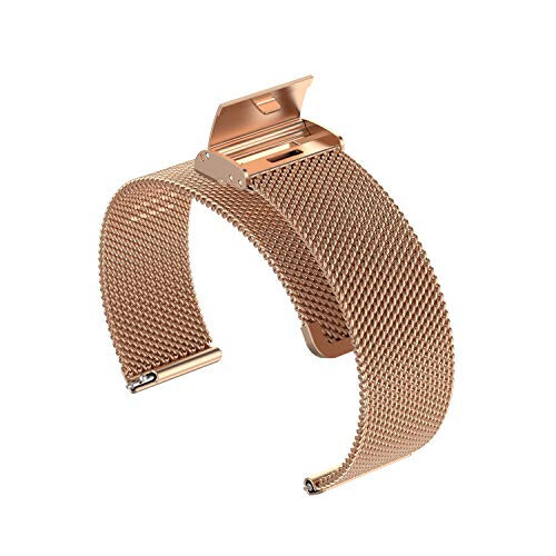 Chofit Metal Mesh Stainless Steel Loop Compatible with SOUYIE P99 Watch Band for Women&Men Wristbands Bracelet Adjustable Band Strap Replacement Bands for SOUYIE P99 Smartwatch - 4