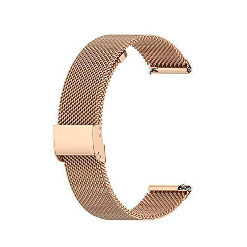 Chofit Metal Mesh Stainless Steel Loop Compatible with SOUYIE P99 Watch Band for Women&Men Wristbands Bracelet Adjustable Band Strap Replacement Bands for SOUYIE P99 Smartwatch - 5