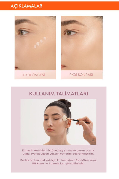 Cilt Ile Bütünleşen Kalıcı Likit Aydınlatıcı Juicy-pang Water Highlighter (PK01) - 20