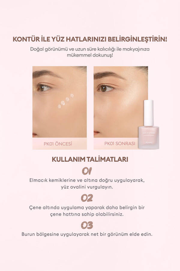 Cilt Ile Bütünleşen Kalıcı Likit Aydınlatıcı Juicy-pang Water Highlighter (PK01) - 11