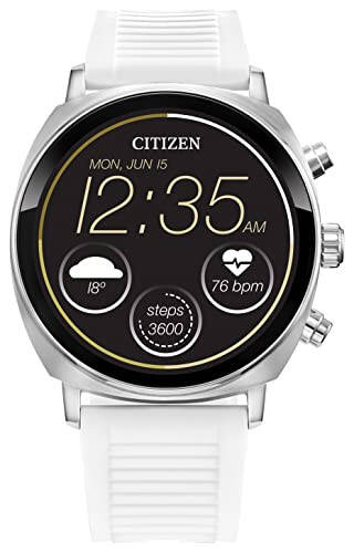 Citizen CZ Smart PQ2 41MM Unisex Smartwatch with YouQ App with IBM Watson® AI and NASA research, Wear OS by Google, HR, GPS, Fitness Tracker, Modazone Alexa™, iPhone Android Compatible, IPX6 Rating - 1