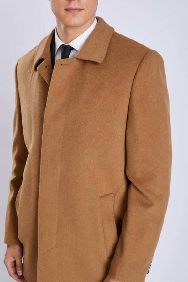 Classic baby collar, cashmere men's coat. K1VV1001 - 4