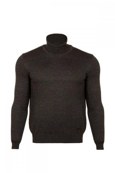 Classic Fit Basic Full Fisherman Collar Knit - 5