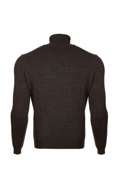 Classic Fit Basic Full Fisherman Collar Knit - 6