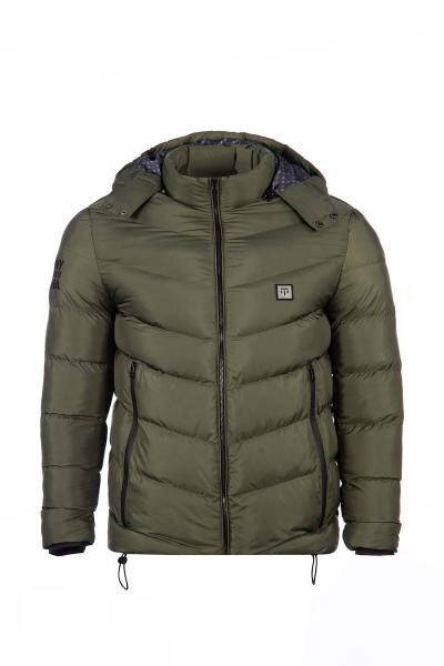 Classic Fit Hooded Puffer Jacket - 5