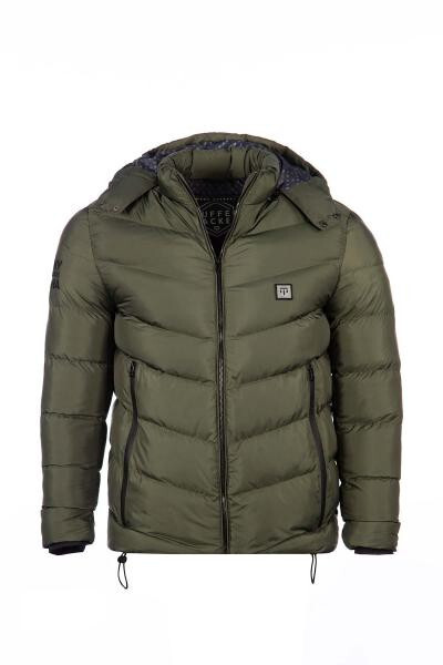 Classic Fit Hooded Puffer Jacket - 6