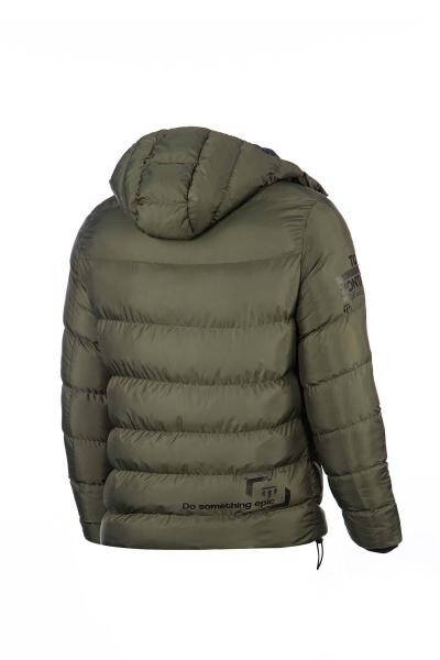 Classic Fit Hooded Puffer Jacket - 8