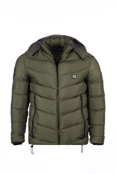 Classic Fit Hooded Puffer Jacket - 2