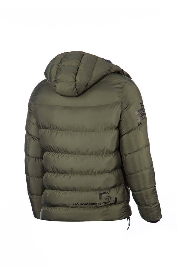 Classic Fit Hooded Puffer Jacket - 4