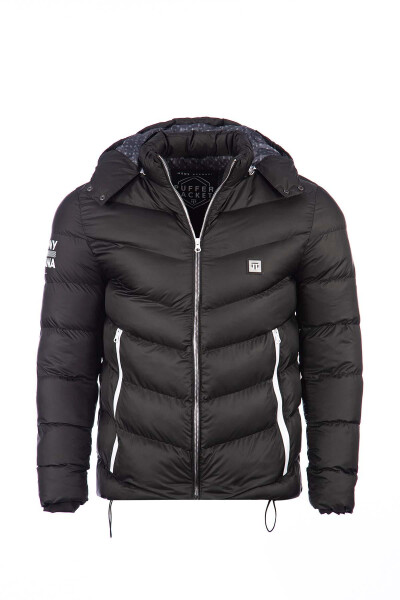 Classic Fit Hooded Puffer Jacket - 2