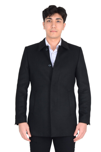 Classic men's cashmere coat - 9