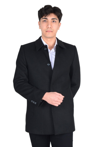 Classic men's cashmere coat - 11