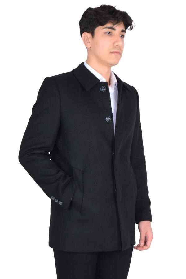 Classic men's cashmere coat - 13