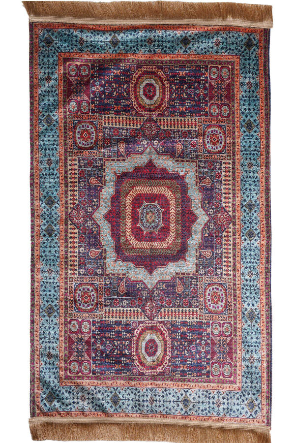 Classic patterned digital printed prayer rug - Lks465. - 2