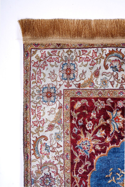 Classic patterned, digitally printed prayer rug. Fabric base. - 3