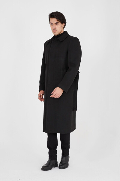 Classic Regular Classic Cut High Quality Overcoat Black Regular Limited Edition - 5