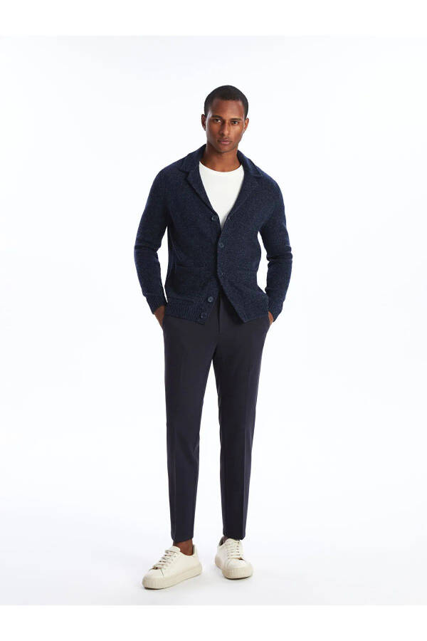 Classic standard fit men's knit cardigan - 2