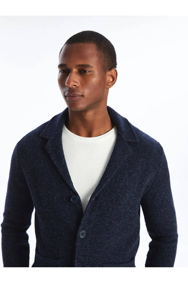 Classic standard fit men's knit cardigan - 3