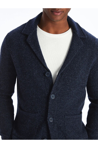 Classic standard fit men's knit cardigan - 4