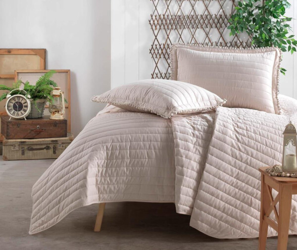 Clasy Double Bedspread Pedra V1 Beige - 3