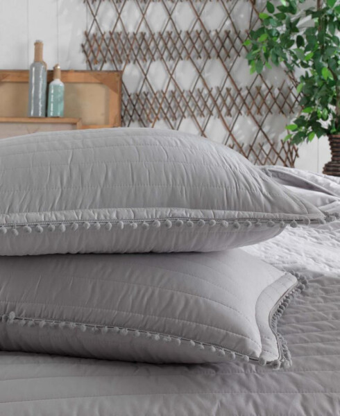 Clasy Double Bedspread Pedra V2 Grey - 2