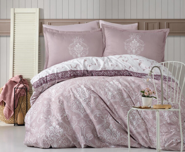 Clasy Rodisa V1 Cotton Satin Double Bed Linen Set - 1