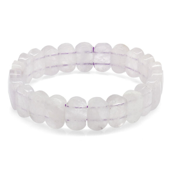 Clear Amethyst Natural Stone Rolex Women's Bracelet - 7