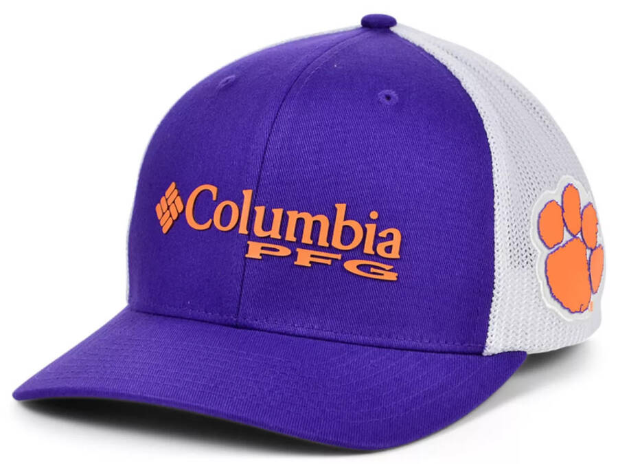 Clemson Tigers PFG Trucker Cap Purple - 1