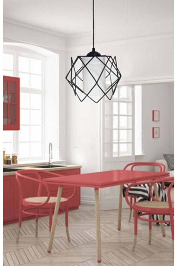 Cocoon White Glass Single Kitchen, Hallway, Corridor Pendant Light - 6