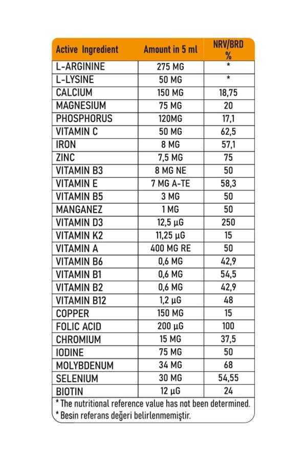 Çocuklar İçin Multivitamin Şurubu 150 Ml Boy Uzamasına Yardımcı Ve İştah Düzenleyici - 12