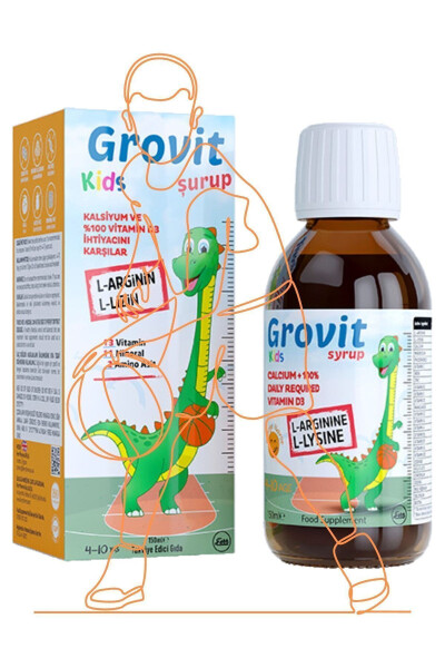 Çocuklar İçin Multivitamin Şurubu 150 Ml Boy Uzamasına Yardımcı Ve İştah Düzenleyici - 13