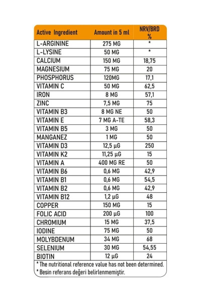 Çocuklar İçin Multivitamin Şurubu 150 Ml Boy Uzamasına Yardımcı Ve İştah Düzenleyici - 7