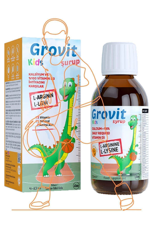 Çocuklar İçin Multivitamin Şurubu 150 Ml Boy Uzamasına Yardımcı Ve İştah Düzenleyici - 8