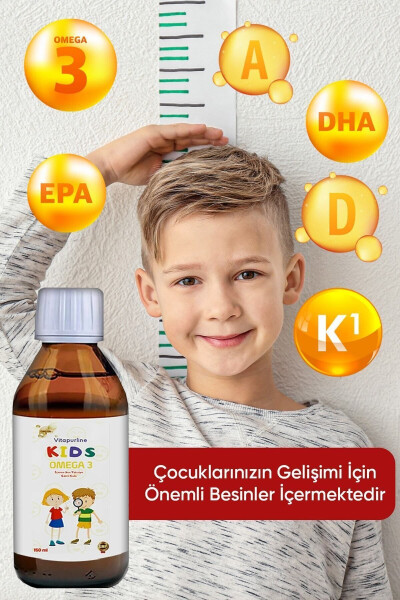 Çocuklar İçin Omega 3 İçeren Şurup Kakao Ve Muz Aromalı 150 Ml - 5