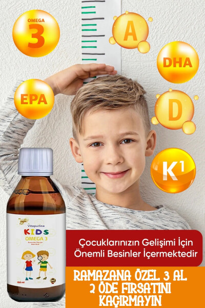 Çocuklar İçin Omega 3 İçeren Şurup Kakao Ve Muz Aromalı 150 Ml - 7