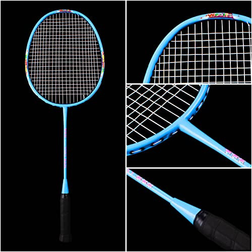 Çocuklar için Senston Badminton Raket Seti, Çocuk Badminton Raket Seti, Açık Hava Raket Spor Oyuncakları - 5