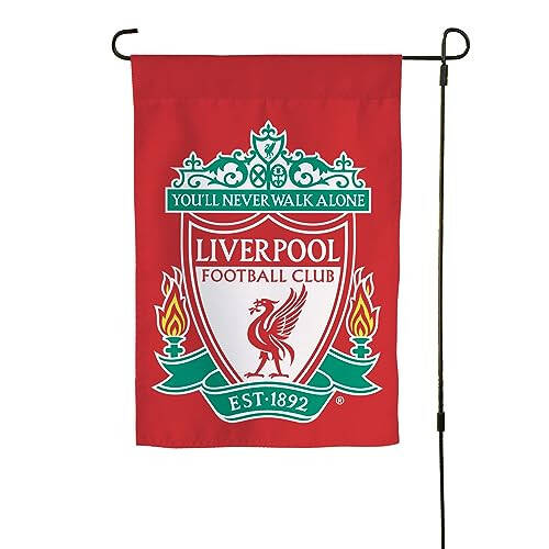 Çöl Kaktüsü Liverpool FC Bahçe Bayrağı Futbol Futbolu Afişi %100 Polyester (Bahçe Bayrağı A) - 1