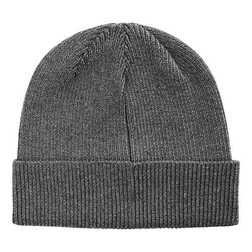 Cole Haan Heritage Rib Cuff Beanie - Erkaklar uchun issiq trikotaj qishki Beanie - kundalik kiyim uchun mos keladigan klassik qavariq dizayni - 4