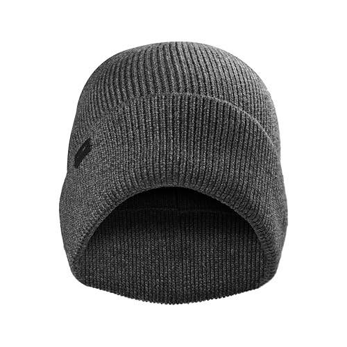 Cole Haan Heritage Rib Cuff Beanie Hat - Warm Knit Winter Beanie for Men - Classic Cuffed Design, Perfect for Daily Wear - 2