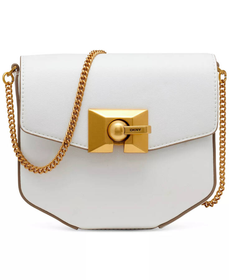 Colette Leather Crossbody Optic White - 1