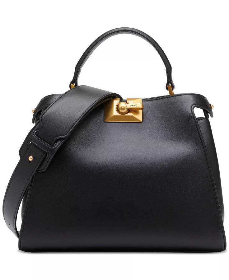 Colette Leather Satchel Black - 1