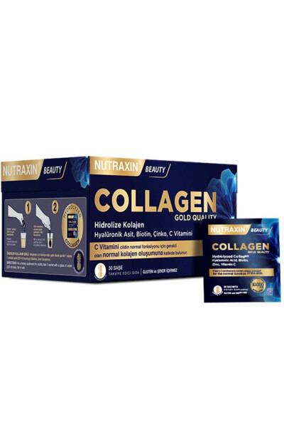 Collagen 30 Sachets 10.000 Mg Type 1 Type 3 Pineapple Flavored - 9