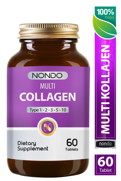 Collagen 60 Tablets Multi Collagen Type 1-2-3-5-10 - 6