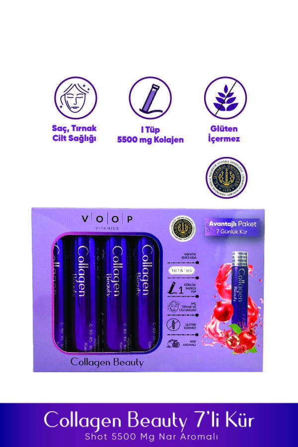 Collagen Beauty High Bioactive Hydrolyzed Collagen 100% Pure and Natural - 1 Tube - 10