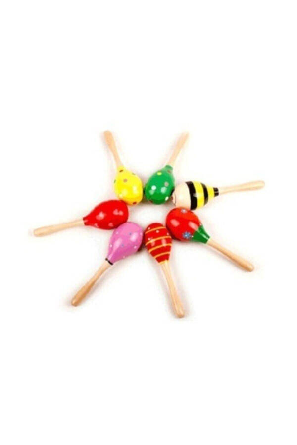 Colored Wooden Maracas - 2