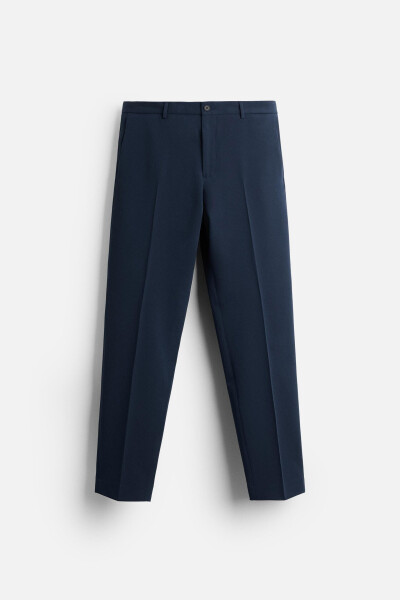 COMFORTABLE CLASSIC TROUSERS Blueish - 5